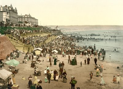 Beach at Bridlington, Yorkshire (c.1890 - 1900) by English Photographer